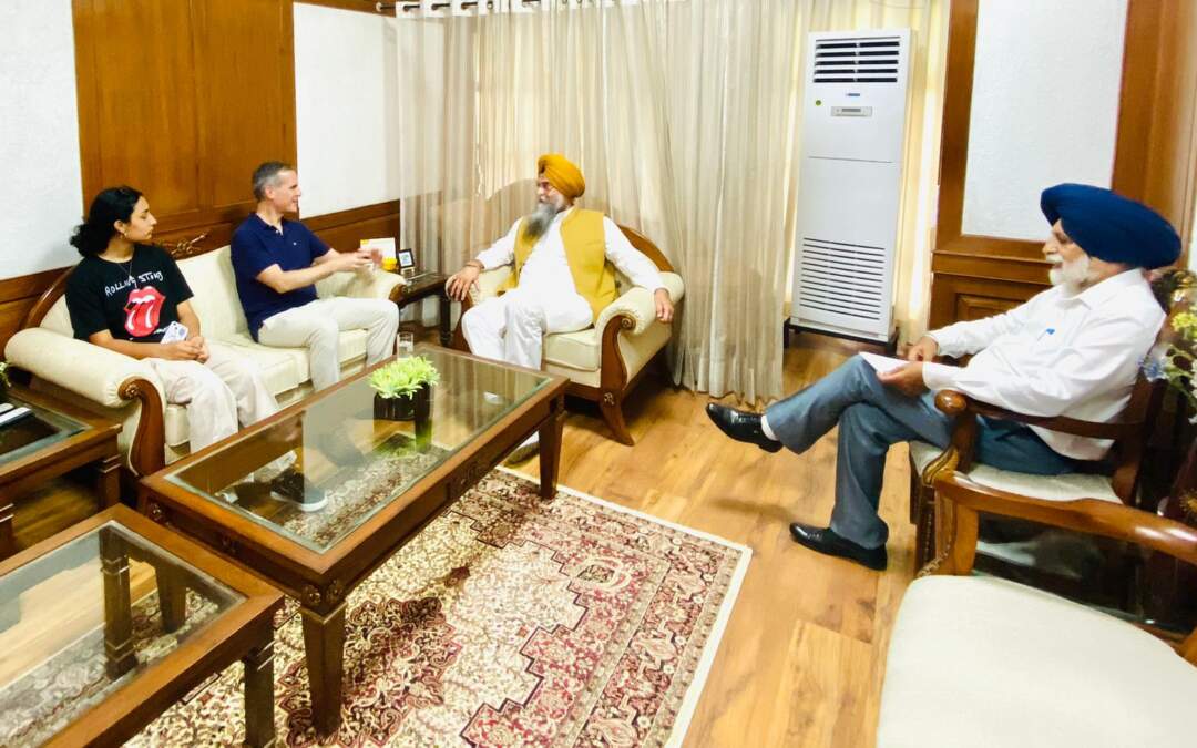 ਯੂ.ਐਸ. ਦੇ ਰਾਜਦੂਤ ਨੇ ਪੰਜਾਬ ਵਿਧਾਨ ਸਭਾ ਸਪੀਕਰ ਨਾਲ ਕੀਤੀ ਮੁਲਾਕਾਤ