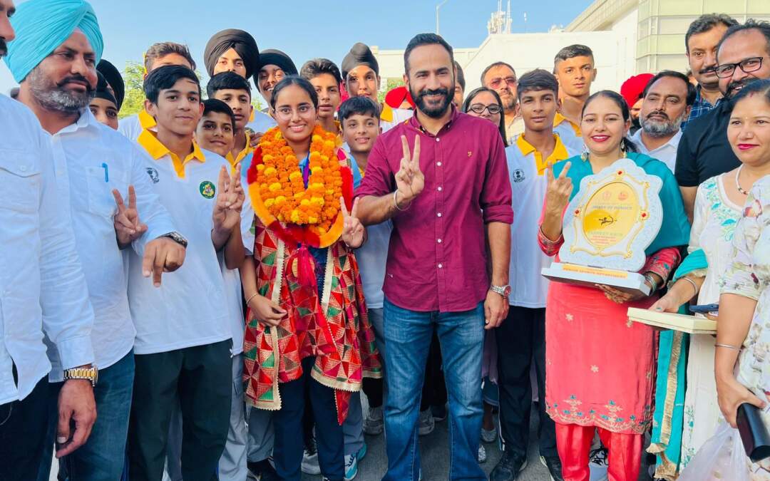 ਮੀਤ ਹੇਅਰ ਵੱਲੋਂ ਏਸ਼ੀਅਨ ਗੇਮਜ਼ ਮੈਡਲਿਸਟ ਤੀਰਅੰਦਾਜ਼ ਪ੍ਰਨੀਤ ਕੌਰ ਦਾ ਸਵਾਗਤ ਤੇ ਸਨਮਾਨ