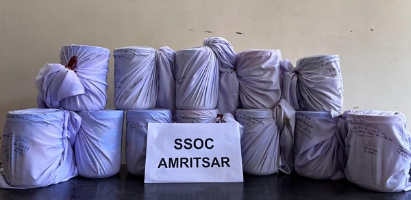 ਪੰਜਾਬ ਪੁਲਿਸ ਵੱਲੋਂ ਅਮਰੀਕਾ ਅਧਾਰਤ ਸਰਵਣ ਸਿੰਘ ਵੱਲੋਂ ਚਲਾਏ ਜਾ ਰਹੇ ਨਸ਼ਾ ਤਸਕਰੀ ਰੈਕੇਟ ਦਾ ਪਰਦਾਫਾਸ਼; 12 ਕਿਲੋ ਹੈਰੋਇਨ ਸਮੇਤ ਇੱਕ ਕਾਬੂ
