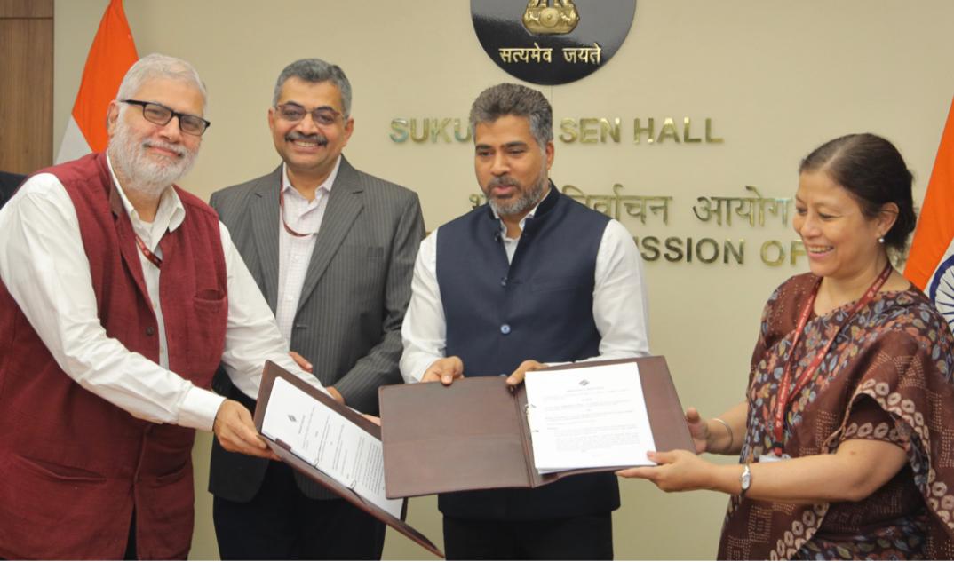 ECI ਨੇ ਦੇਸ਼ ਭਰ ਦੇ ਕਲਾਸਰੂਮਾਂ ਵਿੱਚ ਚੋਣ ਸਾਖਰਤਾ ਲਿਆਉਣ ਲਈ ਸਿੱਖਿਆ ਮੰਤਰਾਲੇ ਨਾਲ ਸਮਝੌਤਾ ਕੀਤਾ।