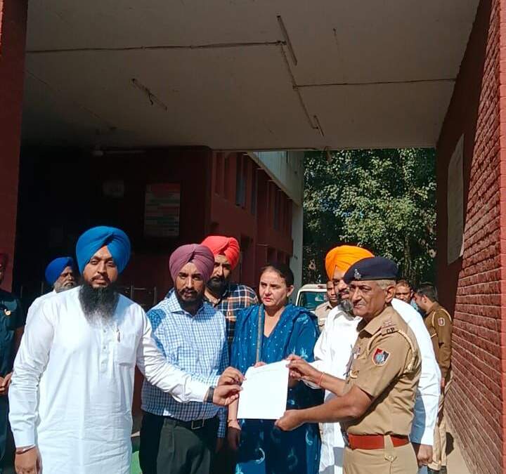 ਭਾਜਪਾ ਪੰਜਾਬ ਦੇ ਵਫ਼ਦ ਨੇ ਨਫ਼ਰਤ ਭਰੇ ਭਾਸ਼ਣ ਲਈ ਸੰਦੀਪ ਦਾਇਮਾ ਖ਼ਿਲਾਫ਼ ਪੁਲਿਸ ਵਿੱਚ ਦਰਜ ਕਰਵਾਈ ਸ਼ਿਕਾਇਤ