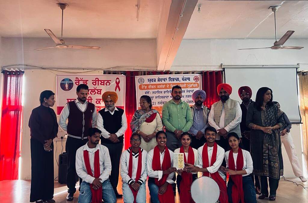 ਯੁਵਕ ਸੇਵਾਵਾਂ ਵਿਭਾਗ ਵੱਲੋਂ ਰੈੱਡ ਰਿਬਨ ਕਲੱਬਾਂ ਦੇ ਜ਼ਿਲ੍ਹਾ ਪੱਧਰੀ ਮੁਕਾਬਲੇ ਕਰਵਾਏ ਗਏ