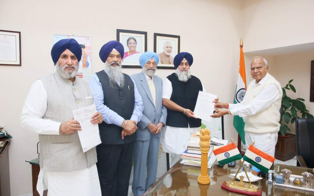 ਸ਼੍ਰੋਮਣੀ ਅਕਾਲੀ ਦਲ ਨੇ ਰਾਜਪਾਲ ਨੂੰ 23 ਨਵੰਬਰ ਨੂੰ ਗੁਰਦੁਆਰਾ ਅਕਾਲ ਬੁੰਗਾ ਸਾਹਿਬ ’ਤੇ ਹੋਏ ਬੇਅਦਬੀ ਭਰੇ ਹਥਿਆਰਬੰਦ ਹਮਲੇ ਦੀ ਸੀ ਬੀ ਆਈ ਜਾਂਚ ਦੀ ਸਿਫਾਰਸ਼ ਕਰਨ ਦੀ ਕੀਤੀ ਅਪੀਲ