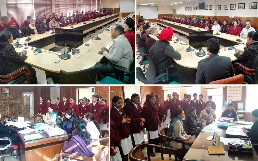 ਵਿਦਿਆਰਥੀਆਂ ਨੇ ਸਿਵਲ ਸੇਵਾਵਾਂ ਅਤੇ ਜ਼ਿਲ੍ਹਾ ਪ੍ਰਸ਼ਾਸਨ ਦੇ ਕੰਮਕਾਜ ਬਾਰੇ ਡੀ ਸੀ, ਏਡੀਸੀ ਅਤੇ ਹੋਰ ਅਧਿਕਾਰੀਆਂ ਨੂੰ ਸਵਾਲ ਪੁੱਛੇ