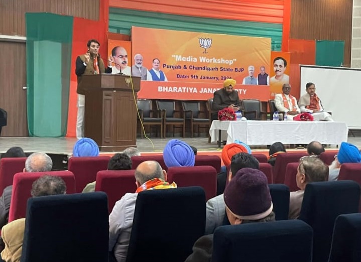 ਜੈਵੀਰ ਸ਼ੇਰਗਿੱਲ ਨੇ ਪੰਜਾਬ ਭਾਜਪਾ ਦੀ ਮੀਡੀਆ ਵਰਕਸ਼ਾਪ ਨੂੰ ਸੰਬੋਧਨ ਕੀਤਾ
