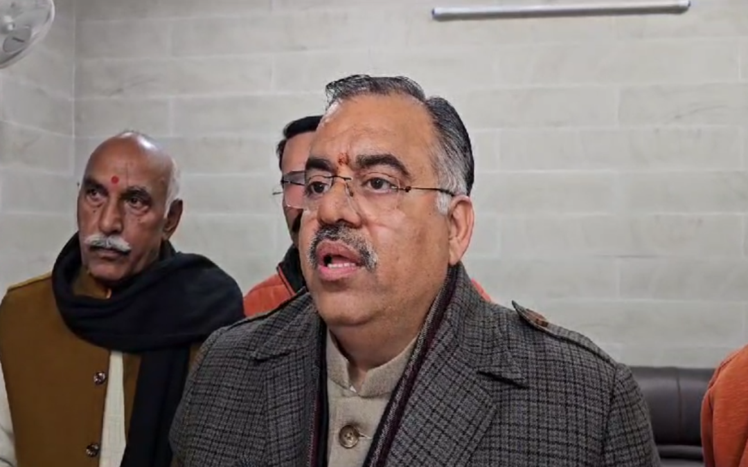 ਚੁੱਘ ਨੇ ਭਗਵਾਨ ਰਾਮ ਸਮਾਗਮ ਦਾ ਸਿਆਸੀਕਰਨ ਕਰਨ ਲਈ ਕਾਂਗਰਸ ਨੂੰ ਕੱਢਿਆ