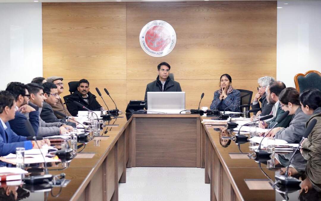 ਪ੍ਰਸ਼ਾਸਕ ਦੇ ਸਲਾਹਕਾਰ ਨੇ ਚੰਡੀਗੜ੍ਹ ਯੂਟੀ ਵਿੱਚ ਆਧਾਰ ਗਤੀਵਿਧੀਆਂ ਦੀ ਪ੍ਰਗਤੀ ਦੀ ਸਮੀਖਿਆ ਕੀਤੀ