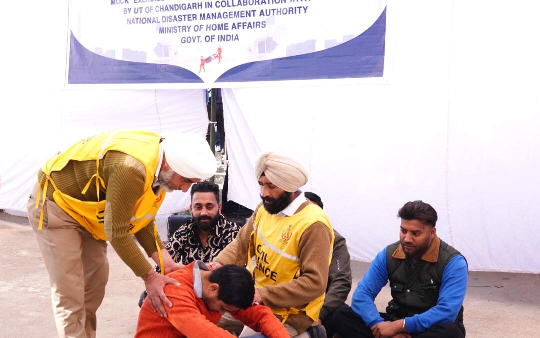 ਚੰਡੀਗੜ੍ਹ ਪ੍ਰਸ਼ਾਸਨ ਨੇ ਨੈਸ਼ਨਲ ਡਿਜ਼ਾਸਟਰ ਮੈਨੇਜਮੈਂਟ ਅਥਾਰਟੀ ਦੇ ਸਹਿਯੋਗ ਨਾਲ ਮੌਕ ਭੂਚਾਲ ਅਭਿਆਸ ਦਾ ਸਫਲਤਾਪੂਰਵਕ ਆਯੋਜਨ ਕੀਤਾ