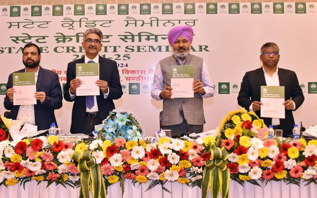 ਵਿੱਤ ਮੰਤਰੀ ਚੀਮਾ ਵੱਲੋਂ ਨਾਬਾਰਡ ਦਾ ‘ਸਟੇਟ ਫੋਕਸ ਪੇਪਰ’ ਜਾਰੀ; ਵਿੱਤੀ ਸਾਲ 2024-25 ਦੌਰਾਨ ਤਰਜੀਹੀ ਖੇਤਰ ਲਈ 243606 ਕਰੋੜ ਰੁਪਏ ਦੀ ਕਰਜਾ ਸਮਰੱਥਾ