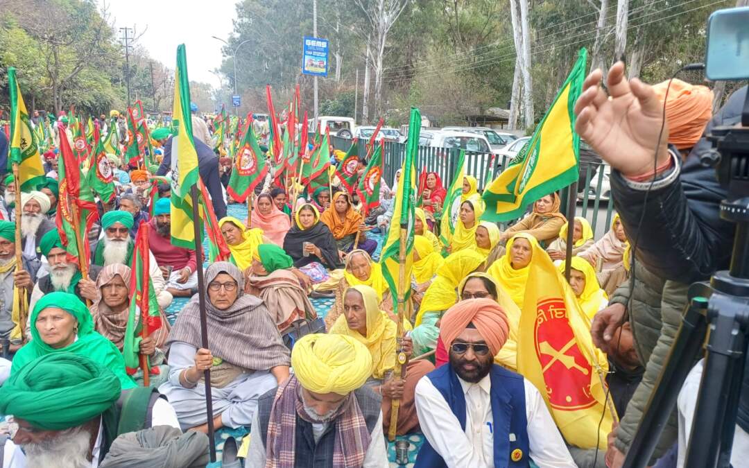 ਸੰਯੁਕਤ ਕਿਸਾਨ ਮੋਰਚੇ ਦੀਆਂ ਤਿੰਨ ਮੁੱਖ ਕਿਸਾਨ ਜੱਥੇਬੰਦੀਆਂ ਵੱਲੋਂ ਪਟਿਆਲਾ ਵਿਖੇ ਕਿਸਾਨਾਂ ਤੇ ਢਾਹੇ ਜਾ ਰਹੇ ਜਬਰ ਦੇ ਖਿਲਾਫ ਰੈਲੀ ਅਤੇ ਰੋਹ ਭਰਪੂਰ ਮੁਜਾਹਰਾ