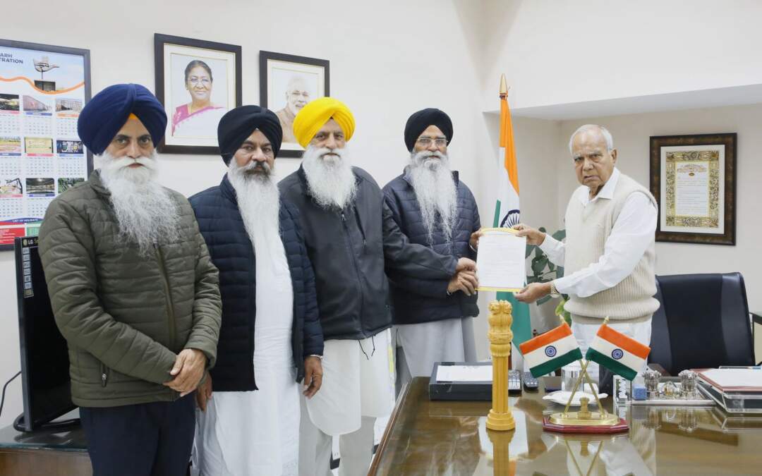 ਐਡੋਵਕੇਟ ਧਾਮੀ ਦੀ ਅਗਵਾਈ ’ਚ ਸ਼੍ਰੋਮਣੀ ਕਮੇਟੀ ਵਫ਼ਦ ਨੇ ਰਾਜਪਾਲ ਪੰਜਾਬ ਨਾਲ ਕੀਤੀ ਮੁਲਾਕਾਤ ਸੁ