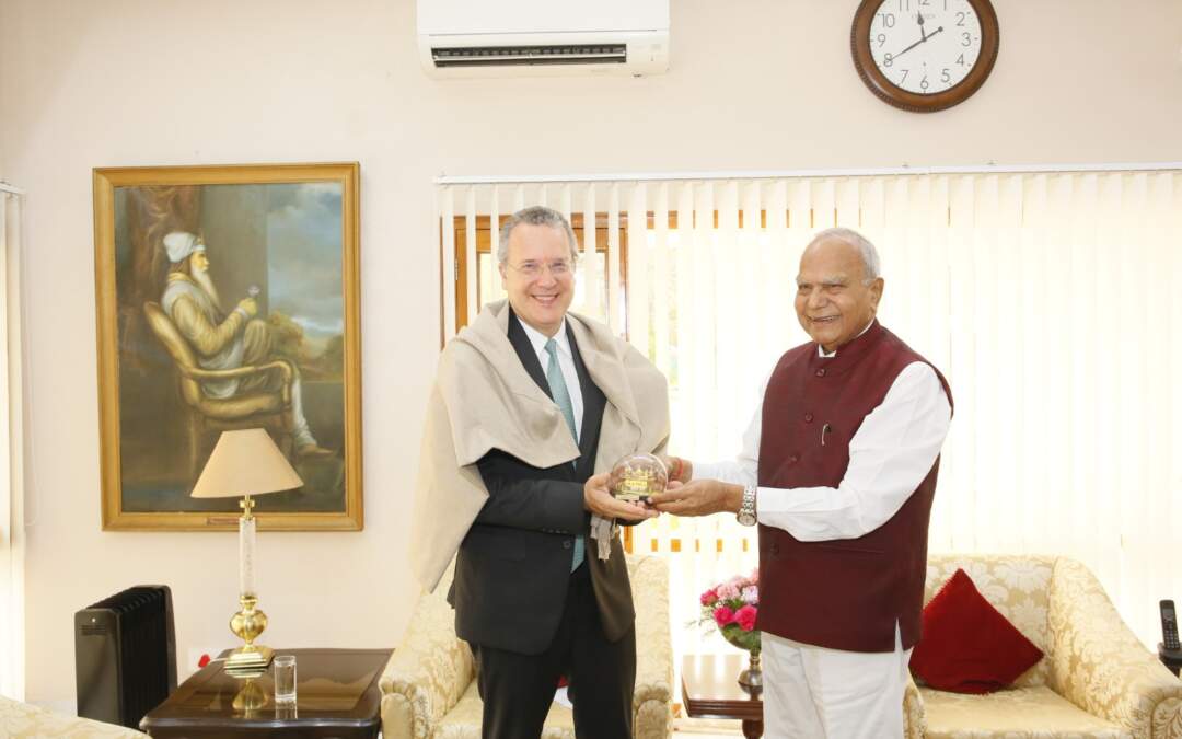 ਬ੍ਰਾਜ਼ੀਲ ਦੇ ਰਾਜਦੂਤ ਵੱਲੋਂ ਪੰਜਾਬ ਦੇ ਰਾਜਪਾਲ ਨਾਲ ਮੁਲਾਕਾਤ