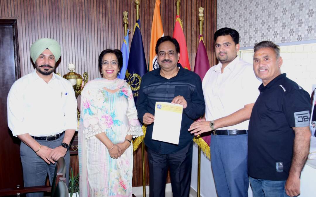 ਉੱਘੇ ਸਮਾਜ ਸੇਵਕ ਮੋਨੀਸ਼ ਬਹਿਲ ਬਣੇ ਸਟੇਟ ਚੋਕਬਾਲ ਐਸੋਸੀਏਸ਼ਨ ਪੰਜਾਬ ਦੇ ਪ੍ਰਧਾਨ