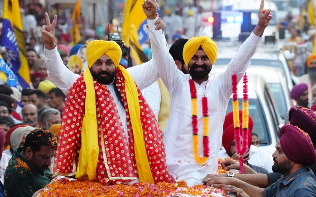 ਮੁੱਖ ਮੰਤਰੀ ਭਗਵੰਤ ਮਾਨ ਨੇ ਫ਼ਤਿਹਗੜ੍ਹ ਸਾਹਿਬ ਤੋਂ ਉਮੀਦਵਾਰ ਗੁਰਪ੍ਰੀਤ ਸਿੰਘ ਜੀਪੀ ਲਈ ਕੀਤਾ ਚੋਣ ਪ੍ਰਚਾਰ, ਲੋਕਾਂ ਨੂੰ ਸੰਵਿਧਾਨ ਅਤੇ ਲੋਕਤੰਤਰ ਨੂੰ ਬਚਾਉਣ ਲਈ ਵੋਟ ਪਾਉਣ ਦੀ ਕੀਤੀ ਅਪੀਲ