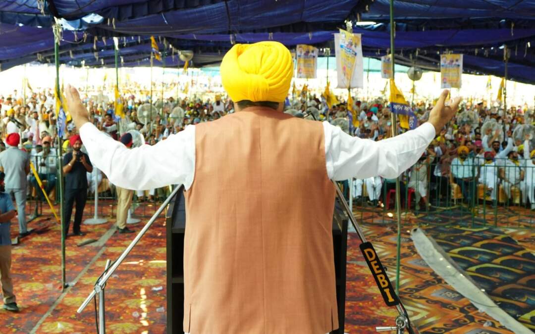 ਮੁੱਖ ਮੰਤਰੀ ਭਗਵੰਤ ਮਾਨ ਨੇ ਗੁਰਮੀਤ ਖੁੱਡੀਆਂ ਲਈ ਕੀਤਾ ਪ੍ਰਚਾਰ, ਬਠਿੰਡਾ ‘ਚ ਕੀਤੀ ਵਿਸ਼ਾਲ ਜਨਸਭਾ, ਲੋਕਾਂ ਨੂੰ ਗੁਰਮੀਤ ਖੁੱਡੀਆਂ ਨੂੰ ਜਿਤਾਉਣ ਦੀ ਕੀਤੀ ਅਪੀਲ