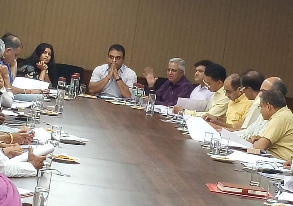 ਚੰਡੀਗੜ੍ਹ ਸੰਸਦੀ ਹਲਕੇ ਦੇ ਉਮੀਦਵਾਰਾਂ ਨਾਲ ਚੋਣ ਤਿਆਰੀ ਮੁਲਾਂਕਣ ਮੀਟਿੰਗ।