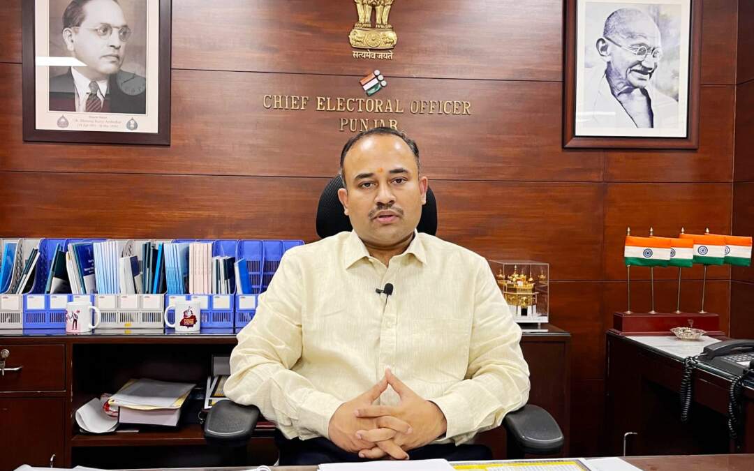 ਪੰਜਾਬ ਦੇ ਮੁੱਖ ਚੋਣ ਅਧਿਕਾਰੀ ਸਿਬਿਨ ਸੀ ਵੱਲੋਂ ਸਫ਼ਰ ਦੌਰਾਨ 50 ਹਜ਼ਾਰ ਰੁਪਏ ਤੋਂ ਵੱਧ ਨਕਦੀ ਲਈ ਆਪਣੇ ਕੋਲ ਢੁਕਵੇਂ ਦਸਤਾਵੇਜ਼ ਰੱਖਣ ਦੀ ਸਲਾਹ