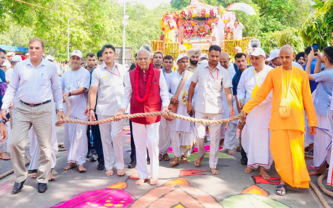 ਭਗਵਾਨ ਜਗਨਨਾਥ ਰਥ ਯਾਤਰਾ ਸ਼ਹਿਰ ਵਿੱਚ ਸੁੰਦਰ