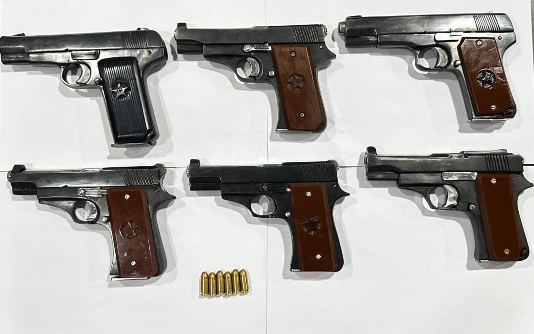 ਪੰਜਾਬ ਪੁਲਿਸ ਵੱਲੋਂ ਲਖਬੀਰ ਲੰਡਾ ਦੀ ਹਮਾਇਤ ਵਾਲੇ ਅੰਤਰਰਾਜੀ ਹਥਿਆਰਾਂ ਦੀ ਤਸਕਰੀ ਦੇ ਮਾਡਿਊਲ ਦਾ ਪਰਦਾਫਾਸ਼; 6 ਅਤਿ ਆਧੁਨਿਕ ਪਿਸਤੌਲਾਂ ਸਮੇਤ ਦੋ ਕਾਬੂ