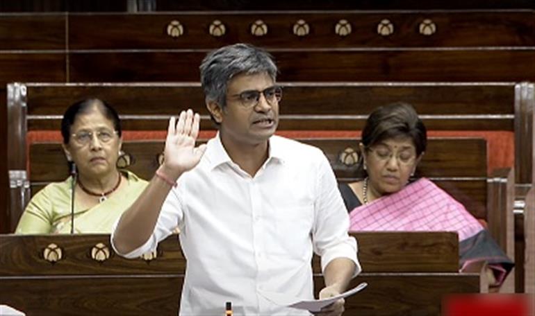 ‘ਆਪ’ ਦੇ ਰਾਜ ਸਭਾ ਮੈਂਬਰ ਡਾ: ਸੰਦੀਪ ਪਾਠਕ ਨੇ ਸੰਸਦ ‘ਚ ਮੁੱਖ ਮੰਤਰੀ ਅਰਵਿੰਦ ਕੇਜਰੀਵਾਲ ਦੀ ਗ੍ਰਿਫ਼ਤਾਰੀ ਸਮੇਤ ਦਿੱਲੀ ਅਤੇ ਪੰਜਾਬ ਦੇ ਮੁੱਦੇ ਉਠਾਏ