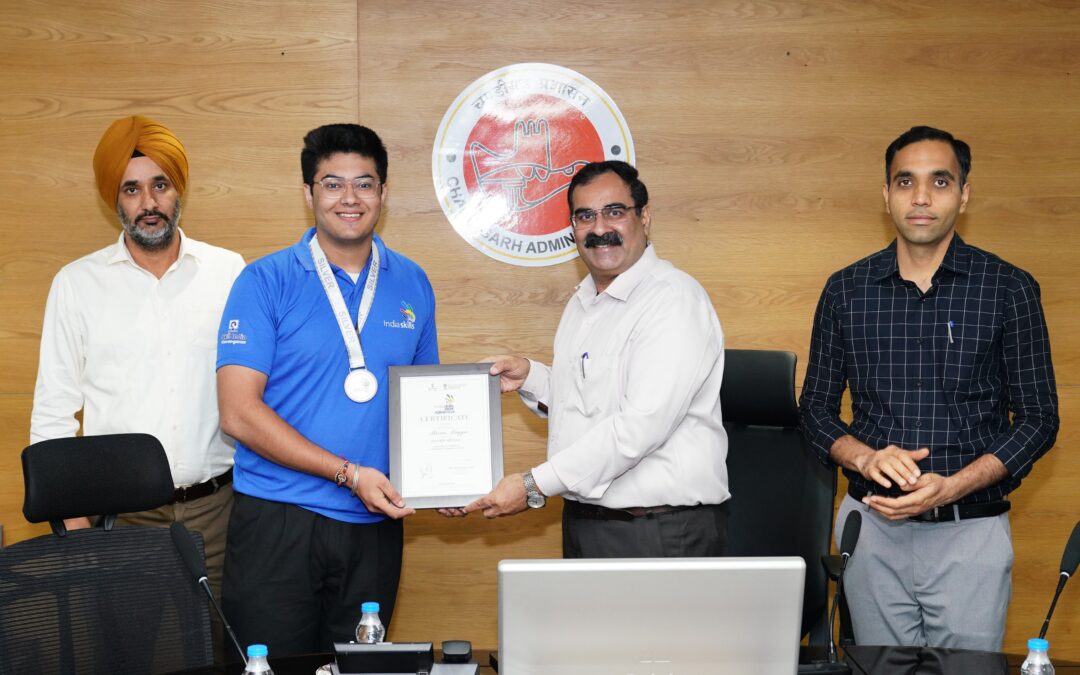 ਚੰਡੀਗੜ੍ਹ ਪ੍ਰਸ਼ਾਸਨ ਦੀ ਯੋਗ ਅਗਵਾਈ ਹੇਠ ਰਾਜ ਪੱਧਰੀ, ਭਾਰਤ ਸਕਿੱਲ ਮੁਕਾਬਲਾ 2023-2024 ਦਾ ਆਯੋਜਨ ਕੀਤਾ ਗਿਆ।