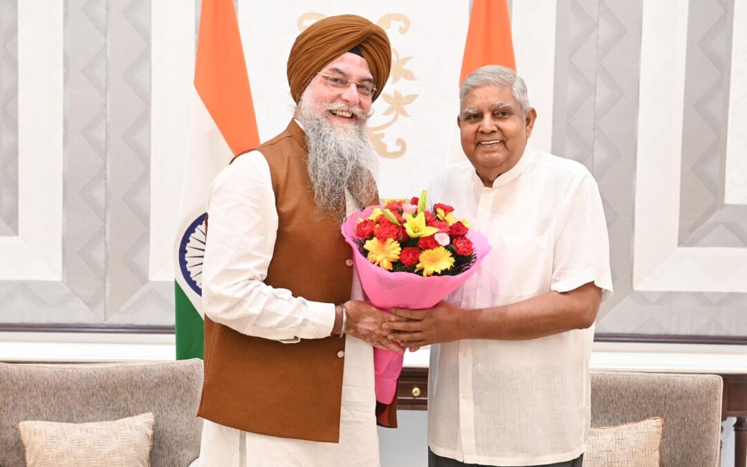 ਪੰਜਾਬ ਵਿਧਾਨ ਸਭਾ ਸਪੀਕਰ ਸ. ਕੁਲਤਾਰ ਸਿੰਘ ਸੰਧਵਾਂ ਨੇ ਅੱਜ ਦਿੱਲੀ ਵਿਖੇ ਦੇਸ਼ ਦੇ ਉਪ ਰਾਸ਼ਟਰਪਤੀ ਸ੍ਰੀ ਜਗਦੀਪ ਧਨਖੜ ਨਾਲ ਸ਼ਿਸ਼ਟਾਚਾਰ ਮੁਲਾਕਾਤ ਕੀਤੀ।