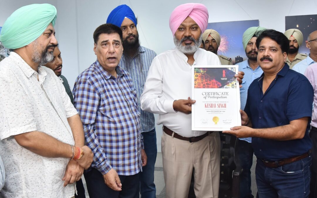 ਵਿੱਤ ਮੰਤਰੀ ਹਰਪਾਲ ਸਿੰਘ ਚੀਮਾ ਵੱਲੋਂ ਵਿਸ਼ਵ ਫੋਟੋਗ੍ਰਾਫੀ ਦਿਵਸ ਮੌਕੇ ਫੋਟੋਗ੍ਰਾਫੀ ਪ੍ਰਦਰਸ਼ਨੀ ਦਾ ਉਦਘਾਟਨ