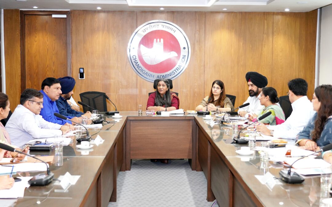 ਯੂ.ਟੀ. ਵਿੱਚ ਭਿਖਾਰੀ ਦੇ ਖਾਤਮੇ ਬਾਰੇ ਮੀਟਿੰਗ ਚੰਡੀਗੜ੍ਹ।