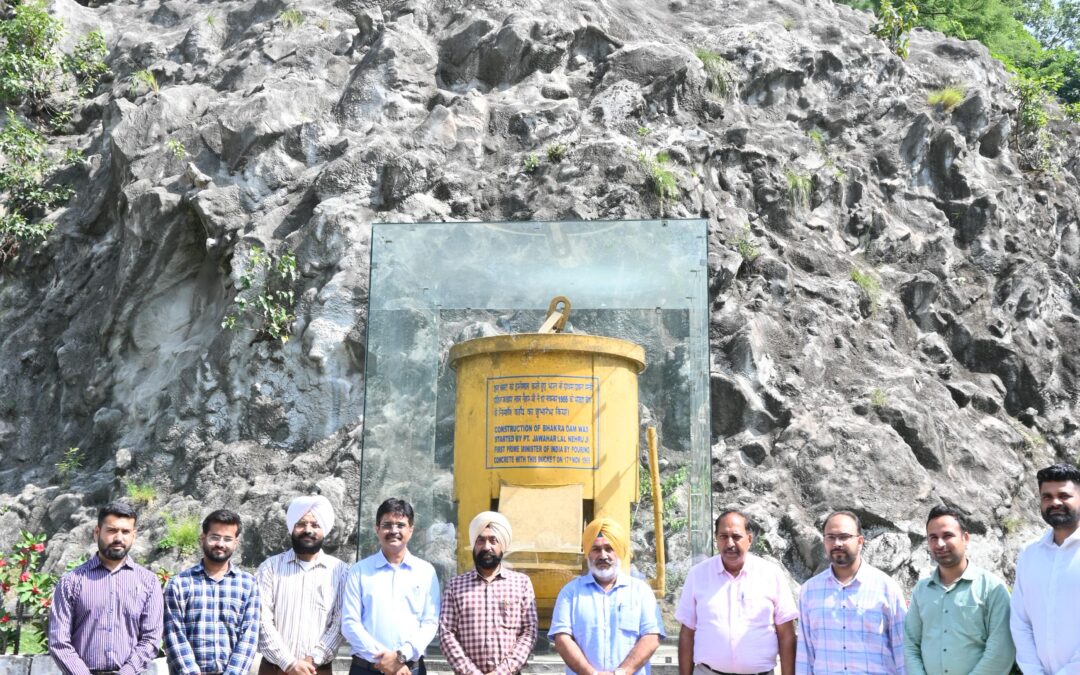 ਜਲ ਸਰੋਤ ਮੰਤਰੀ ਚੇਤਨ ਸਿੰਘ ਜੌੜਾਮਾਜਰਾ ਵੱਲੋਂ ਭਾਖੜਾ ਡੈਮ ਦਾ ਨਿਰੀਖਣ, ਰੱਖ-ਰਖਾਅ ਤੇ ਪਾਣੀ ਦੇ ਪੱਧਰ ਦਾ ਲਿਆ ਜਾਇਜ਼ਾ