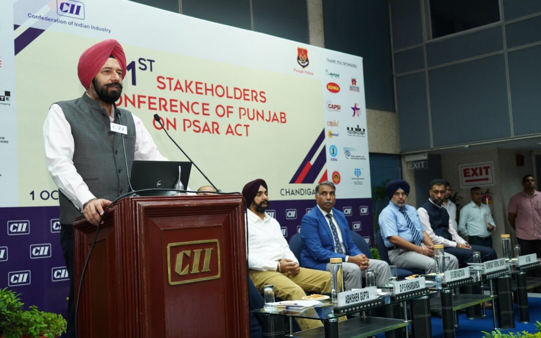 ਪੰਜਾਬ ਪੁਲਿਸ ਵੱਲੋਂ ਸੀ.ਆਈ.ਆਈ. ਦੇ ਸਹਿਯੋਗ ਨਾਲ ਪ੍ਰਾਈਵੇਟ ਸੁਰੱਖਿਆ ਏਜੰਸੀਆਂ ਰੈਗੂਲੇਸ਼ਨ ਐਕਟ ‘ਤੇ ਪਹਿਲੀ ਸਟੇਕਹੋਲਡਰ ਕਾਨਫਰੰਸ ਦਾ ਆਯੋਜਨ