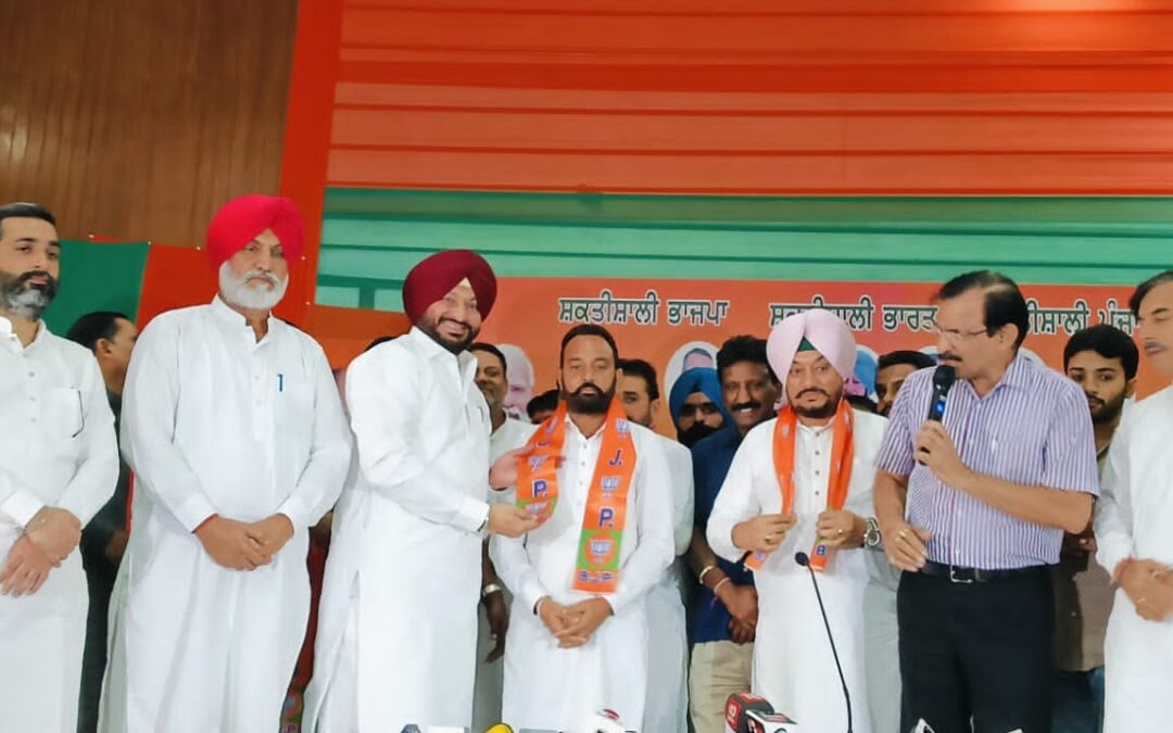 ਗਿੱਦੜਬਾਹਾ ਤੋਂ ‘ਆਪ’ ਆਗੂ ਪ੍ਰਿਤਪਾਲ ਸਮਰਥਕਾਂ ਨਾਲ ਭਾਜਪਾ ‘ਚ ਸ਼ਾਮਲ