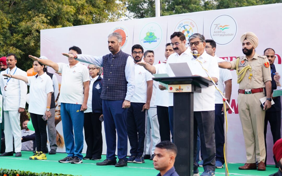 ਤਾਕਤ, ਏਕਤਾ ਅਤੇ ਦੇਸ਼ ਭਗਤੀ ਦਾ ਸ਼ਾਨਦਾਰ ਪ੍ਰਦਰਸ਼ਨ: “ਰਾਸ਼ਟਰੀ ਏਕਤਾ ਦਿਵਸ – ਏਕਤਾ ਲਈ ਦੌੜ” ਚੰਡੀਗੜ੍ਹ ਦੇ ਨੌਜਵਾਨਾਂ ਨੂੰ ਇੱਕਜੁੱਟ ਕਰਦਾ ਹੈ