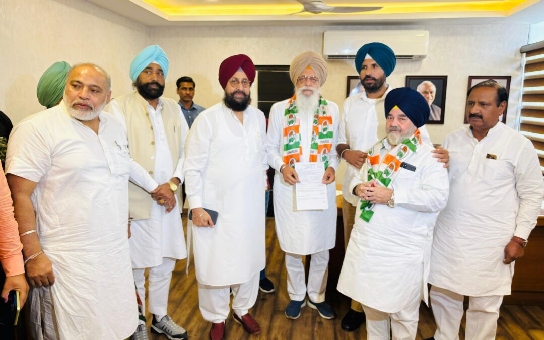 ਪੰਜਾਬ ਕਾਂਗਰਸ ਨੇ ਸੀਨੀਅਰ ਆਗੂਆਂ ਨੂੰ ਪਾਰਟੀ ਵਿੱਚ ਕੀਤਾ ਸ਼ਾਮਲ