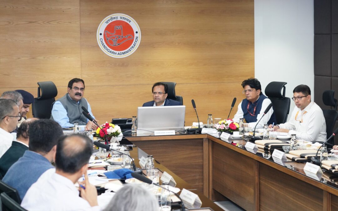 ਕੇਂਦਰੀ ਗ੍ਰਹਿ ਸਕੱਤਰ ਨੇ ਚੰਡੀਗੜ੍ਹ ਵਿੱਚ ਕੇਂਦਰੀ ਸਪਾਂਸਰਡ ਸਕੀਮਾਂ ਦੀ ਸਮੀਖਿਆ ਕੀਤੀ।