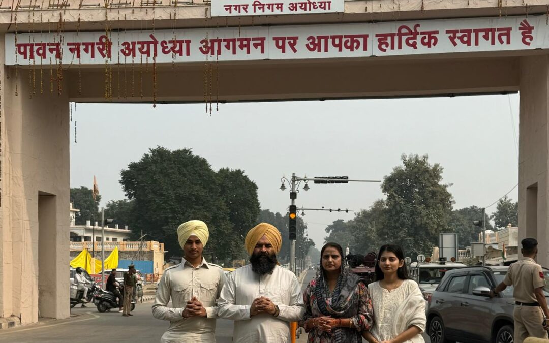 ਡਿਪਟੀ ਸਪੀਕਰ ਜੈ ਕ੍ਰਿਸ਼ਨ ਸਿੰਘ ਰੋੜੀ ਨੇ ਪਰਿਵਾਰ ਸਮੇਤ ਅਯੁੱਧਿਆ ਦੇ ਰਾਮ ਮੰਦਰ ਵਿਖੇ ਮੱਥਾ ਟੇਕਿਆ