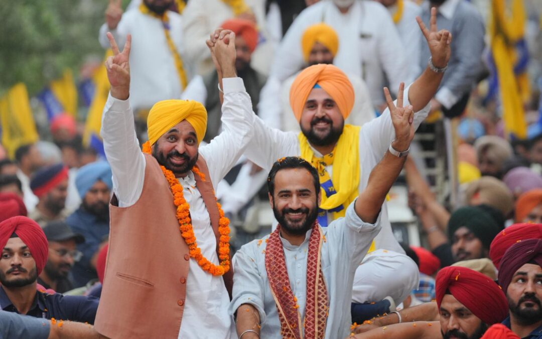 ਮੁੱਖ ਮੰਤਰੀ ਮਾਨ ਨੇ ਬਰਨਾਲਾ ‘ਚ ‘ਆਪ’ ਉਮੀਦਵਾਰ ਹਰਿੰਦਰ ਧਾਲੀਵਾਲ ਲਈ ਕੀਤਾ ਕੀਤਾ ਰੋਡ ਸ਼ੋਅ, ਵਿਰੋਧੀਆਂ ‘ਤੇ ਕੀਤਾ ਜ਼ਬਰਦਸਤ ਹਮਲਾ