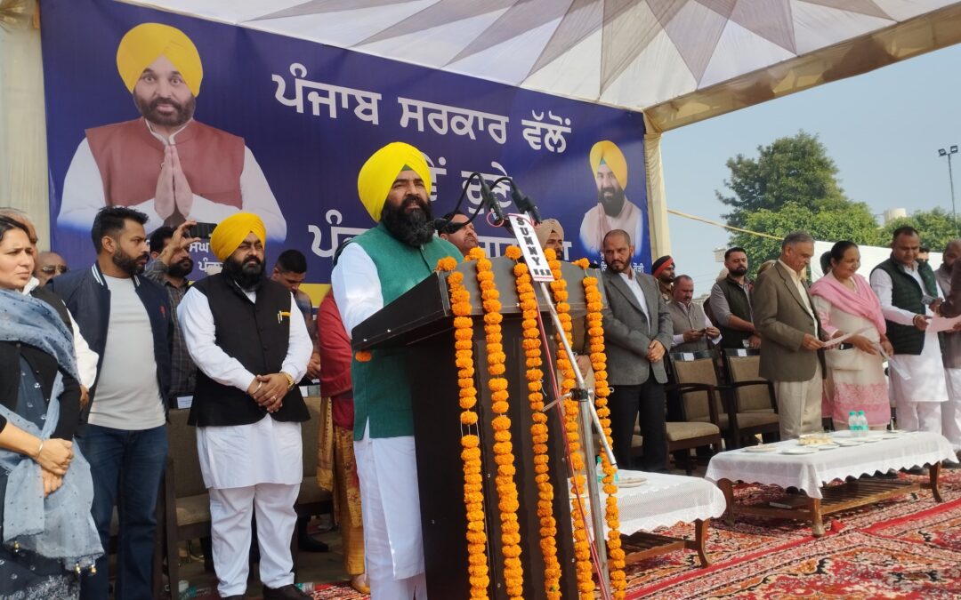 ਡਿਪਟੀ ਸਪੀਕਰ ਰੌੜੀ ਵੱਲੋਂ ਨਵੇਂ ਚੁਣੇ ਗਏ ਪੰਚਾਂ ਨੂੰ ਪਿੰਡਾਂ ਦੇ ਵਿਕਾਸ ਲਈ ਸਮਰਪਿਤ ਹੋਣ ਦਾ ਸੱਦਾ