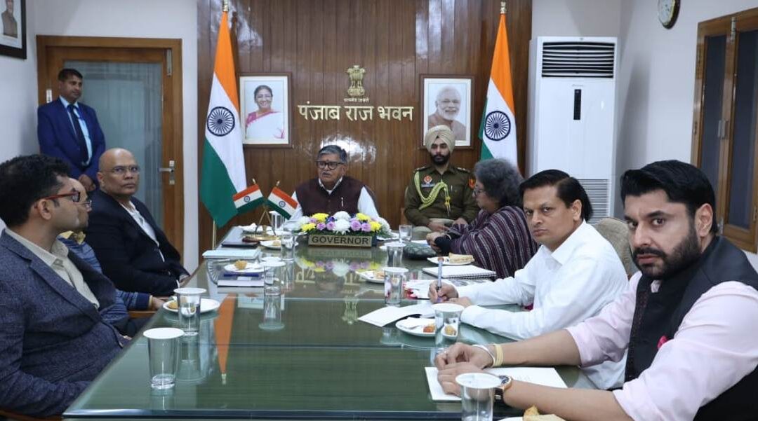 ਪੰਜਾਬ ਦੇ ਰਾਜਪਾਲ ਨੇ ਲੁਧਿਆਣਾ ਵਿਖੇ ‘ਨਸ਼ਾ ਮੁਕਤ ਭਾਰਤ ਅਭਿਆਨ’ ਤਹਿਤ ਹੋਣ ਵਾਲੇ ਰਾਸ਼ਟਰੀ ਪੱਧਰ ਦੇ ਸਮਾਗਮ ਦੀ ਰੂਪ ਰੇਖਾ ਤਿਆਰ ਕਰਨ ਲਈ ਸੀਨੀਅਰ ਅਧਿਕਾਰੀਆਂ ਨਾਲ ਕੀਤੀ
