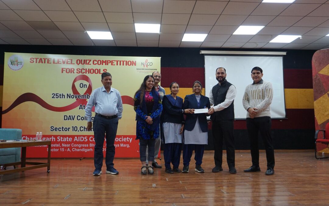 HIV/AIDS ‘ਤੇ ਰਾਜ ਪੱਧਰੀ ਕੁਇਜ਼ ਮੁਕਾਬਲਾ