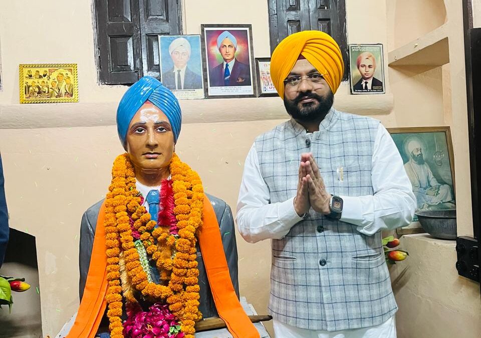 ਕੈਬਨਿਟ ਮੰਤਰੀ ਤਰੁਨਪ੍ਰੀਤ ਸਿੰਘ ਸੌਂਦ ਵੱਲੋਂ ਸ਼ਹੀਦ ਕਰਤਾਰ ਸਿੰਘ ਸਰਾਭਾ ਨੂੰ ਉਨ੍ਹਾਂ ਦੇ ਸ਼ਹੀਦੀ ਦਿਹਾੜੇ ‘ਤੇ ਸ਼ਰਧਾ ਦੇ ਫੁੱਲ ਭੇਟ