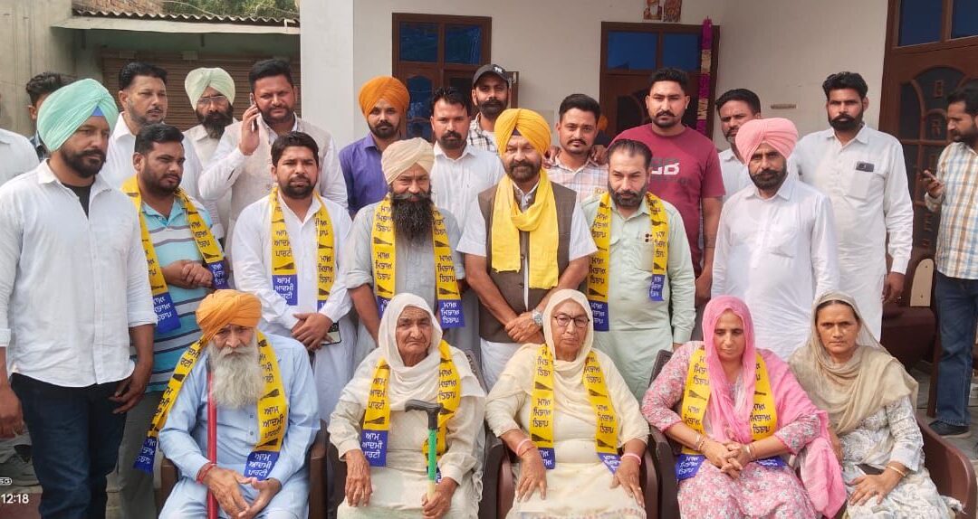 ਆਮ ਆਦਮੀ ਪਾਰਟੀ ਗਿੱਦੜਬਾਹਾ ਵਿੱਚ ਹੋਈ ਹੋਰ ਵੀ ਮਜਬੂਤ, ਸੈਂਕੜੇ ਪਰਿਵਾਰ ਕਾਂਗਰਸ ਛੱਡ ‘ਆਪ ‘ਚ ਹੋਏ ਸ਼ਾਮਲ