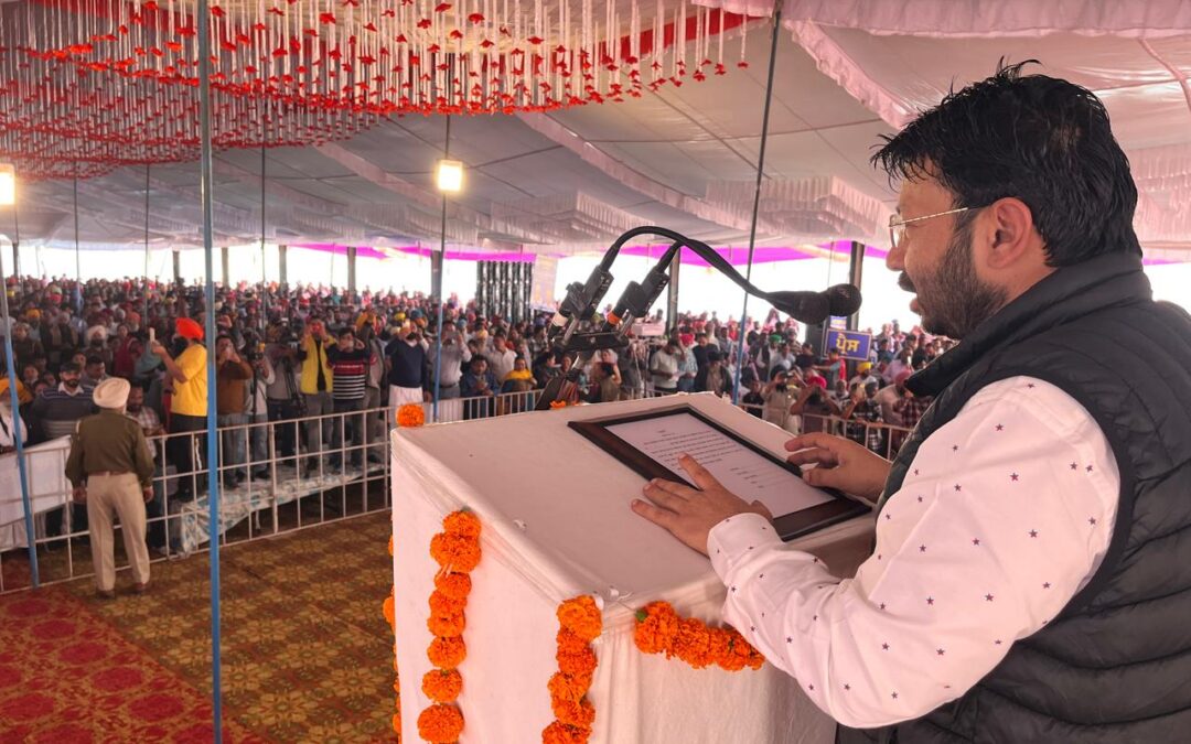 ਨਵੀਂਆਂ ਚੁਣੀਆਂ ਪੰਚਾਇਤਾਂ ਪਿੰਡਾਂ ਦੇ ਸਰਬਪੱਖੀ ਵਿਕਾਸ ਤੇ ਲੋਕ ਭਲਾਈ ਲਈ ਡਟਕੇ ਕੰਮ ਕਰਨ- ਡਾ.ਰਵਜੋਤ ਸਿੰਘ