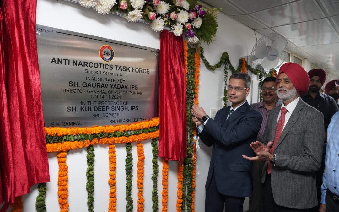 ਪੰਜਾਬ ਪੁਲਿਸ ਦੀ ਏ.ਐਨ.ਟੀ.ਐਫ. ਨੂੰ ਨਸ਼ਾਖੋਰੀ ਦੀ ਸਮੱਸਿਆ ਨਾਲ ਨਜਿੱਠਣ ਲਈ ਮਿਲੀ ਅਤਿ-ਆਧੁਨਿਕ ਸਪੋਰਟ ਸਰਵਿਸਿਜ਼ ਯੂਨਿਟ