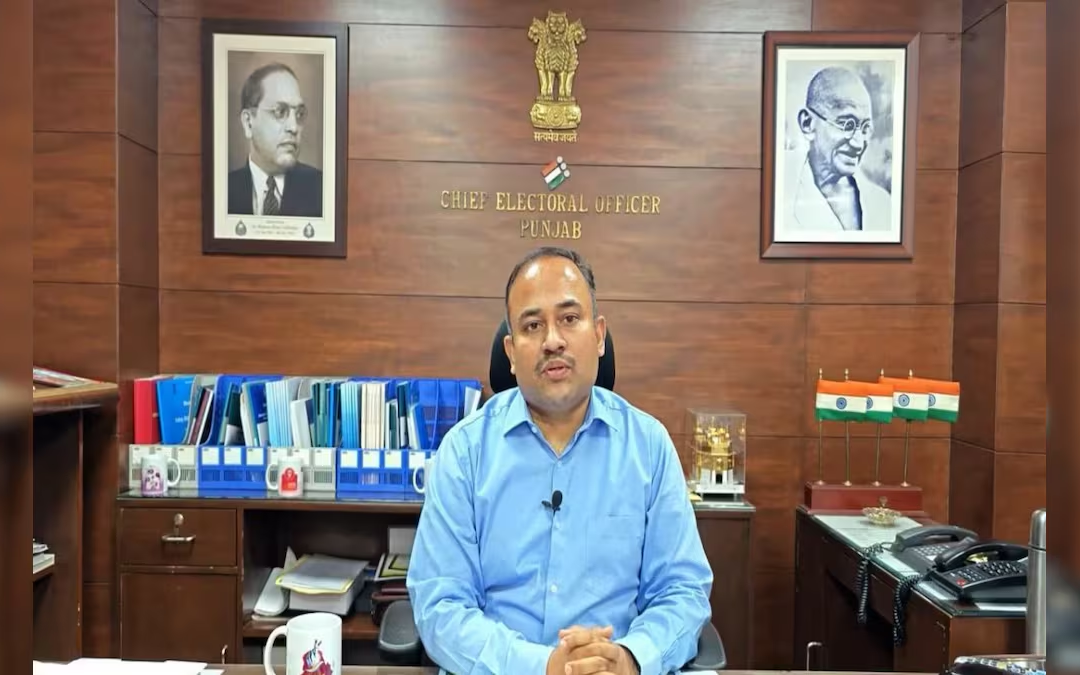 ਪੰਜਾਬ ਵਿਧਾਨ ਸਭਾ ਦੀਆਂ 4 ਸੀਟਾਂ ਦੀ ਜ਼ਿਮਨੀ ਚੋਣ ਲਈ ਪਈਆਂ ਵੋਟਾਂ ਦੀ ਗਿਣਤੀ 23 ਨਵੰਬਰ ਨੂੰ, ਤਿਆਰੀਆਂ ਮੁਕੰਮਲ: ਮੁੱਖ ਚੋਣ ਅਧਿਕਾਰੀ ਸਿਬਿਨ ਸੀ