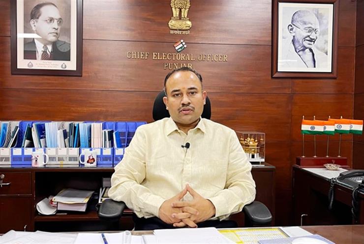 ਪੰਜਾਬ ਵਿਧਾਨ ਸਭਾ ਦੀਆਂ 4 ਸੀਟਾਂ ਦੀ ਜ਼ਿਮਨੀ ਚੋਣ ਲਈ ਕਰੀਬ 63 ਫ਼ੀਸਦੀ  ਵੋਟਿੰਗ : ਸਿਬਿਨ ਸੀ