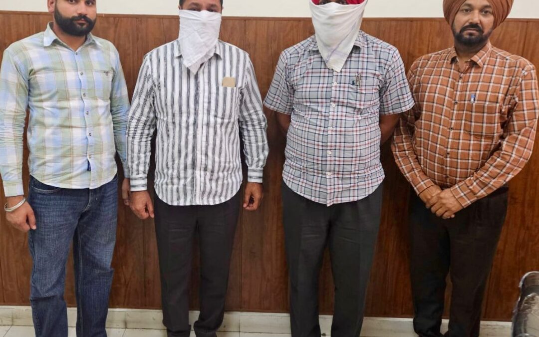 50,000 ਰੁਪਏ ਰਿਸ਼ਵਤ ਲੈਣ ਵਾਲਾ ਸਾਬਕਾ ਐਸ.ਐਚ.ਓ. ਤੇ ਏ.ਐਸ.ਆਈ. ਵਿਜੀਲੈਂਸ ਬਿਊਰੋ ਵੱਲੋਂ ਗ੍ਰਿਫ਼ਤਾਰ