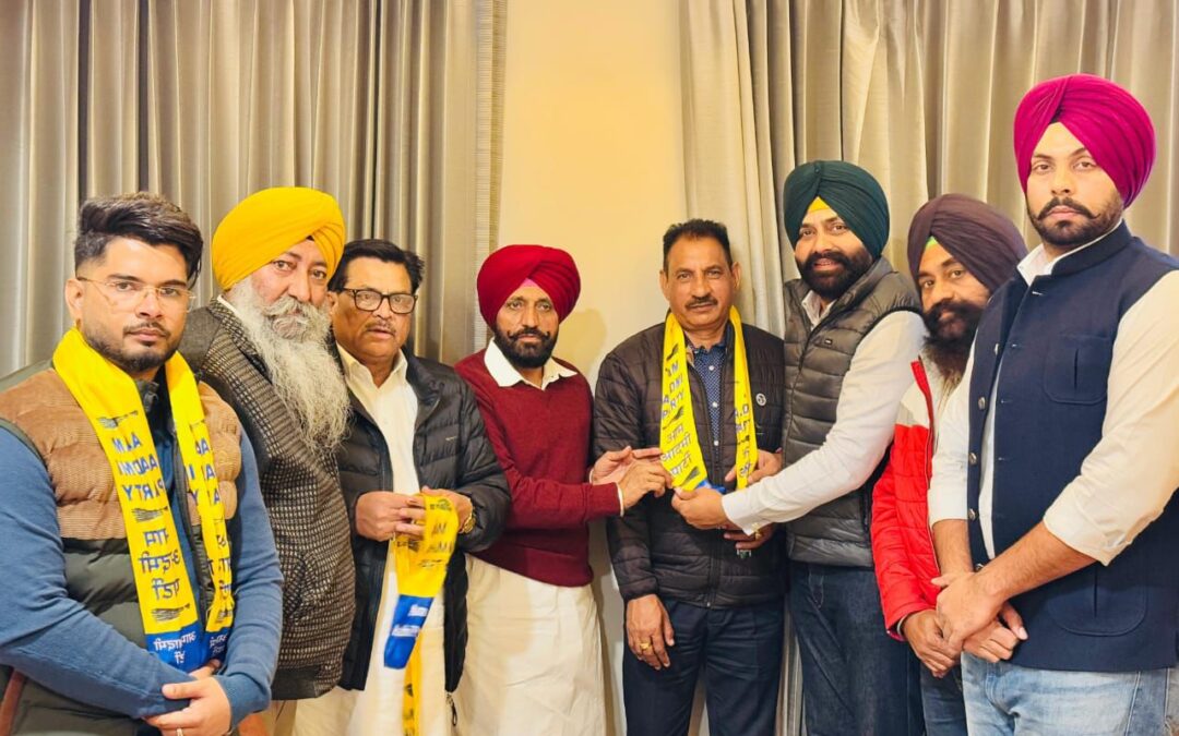 ਵਾਰਡ ਨੰਬਰ 6 ਦੇ  ਕੌਂਸਲਰ ਜਗਦੀਸ਼ ਲਾਲ ਕਾਂਗਰਸ ਛੱਡ ਕੇ ਆਮ ਆਦਮੀ ਪਾਰਟੀ ਵਿੱਚ ਸ਼ਾਮਲ