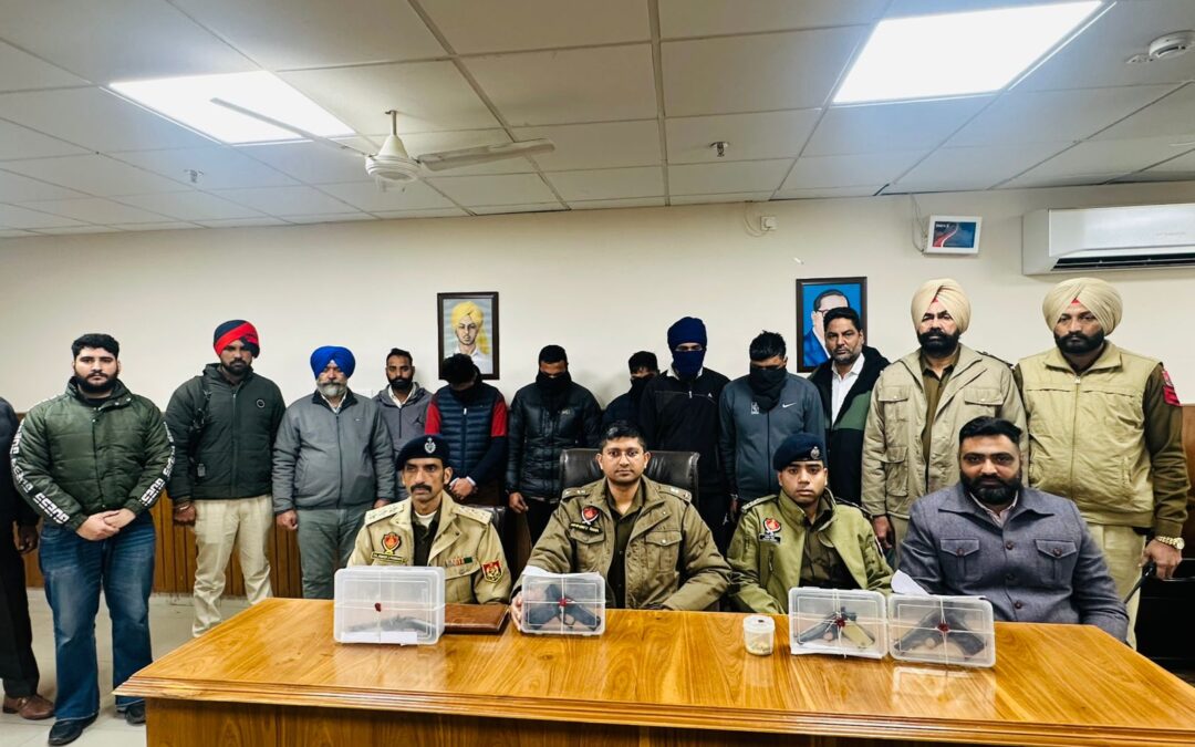 ਪੰਜਾਬ ਪੁਲਿਸ ਨੇ ਜੱਗੂ ਭਗਵਾਨਪੁਰੀਆ ਅਤੇ ਅੰਮ੍ਰਿਤਪਾਲ ਬਾਠ ਗੈਂਗ ਦੇ ਪੰਜ ਮੈਂਬਰਾਂ ਨੂੰ ਗ੍ਰਿਫਤਾਰ ਕਰਕੇ ਮਿੱਥ ਕੇ ਹੱਤਿਆ ਕਰਨ ਦੀਆਂ ਸੰਭਾਵਿਤ ਘਟਨਾਵਾਂ ਨੂੰ ਟਾਲਿਆ