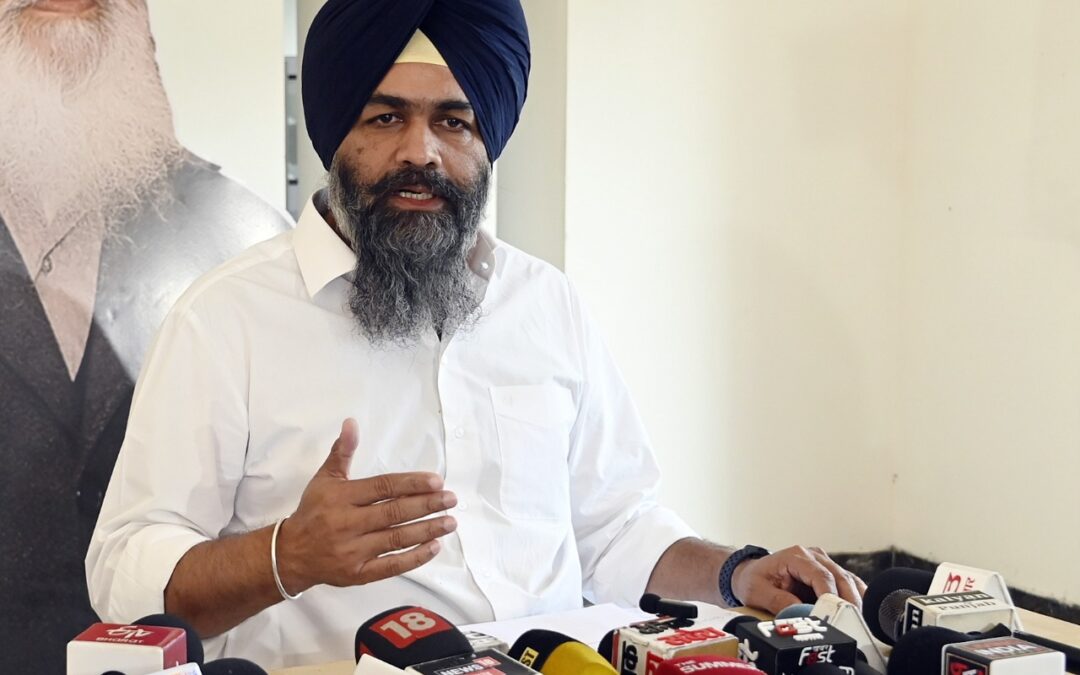 ਅਕਾਲੀ ਦਲ ਨੇ ਸਰਦਾਰ ਸੁਖਬੀਰ ਸਿੰਘ ਬਾਦਲ ’ਤੇ ਹਮਲੇ ਲਈ ਕੇਜਰੀਵਾਲ ਤੇ ਭਗਵੰਤ ਮਾਨ ਨੂੰ