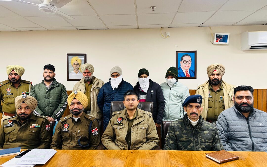 ਪੰਜਾਬ ਪੁਲਿਸ ਵੱਲੋਂ ਸੰਖੇਪ ਮੁਕਾਬਲੇ ਤੋਂ ਬਾਅਦ ਗੋਲੀਬਾਰੀ ਦੀਆਂ  ਘਟਨਾਵਾਂ ਵਿੱਚ ਸ਼ਾਮਲ ਦੋ ਮੁਲਜ਼ਮ ਗ੍ਰਿਫਤਾਰ; ਇੱਕ ਪਿਸਤੌਲ ਬਰਾਮਦ